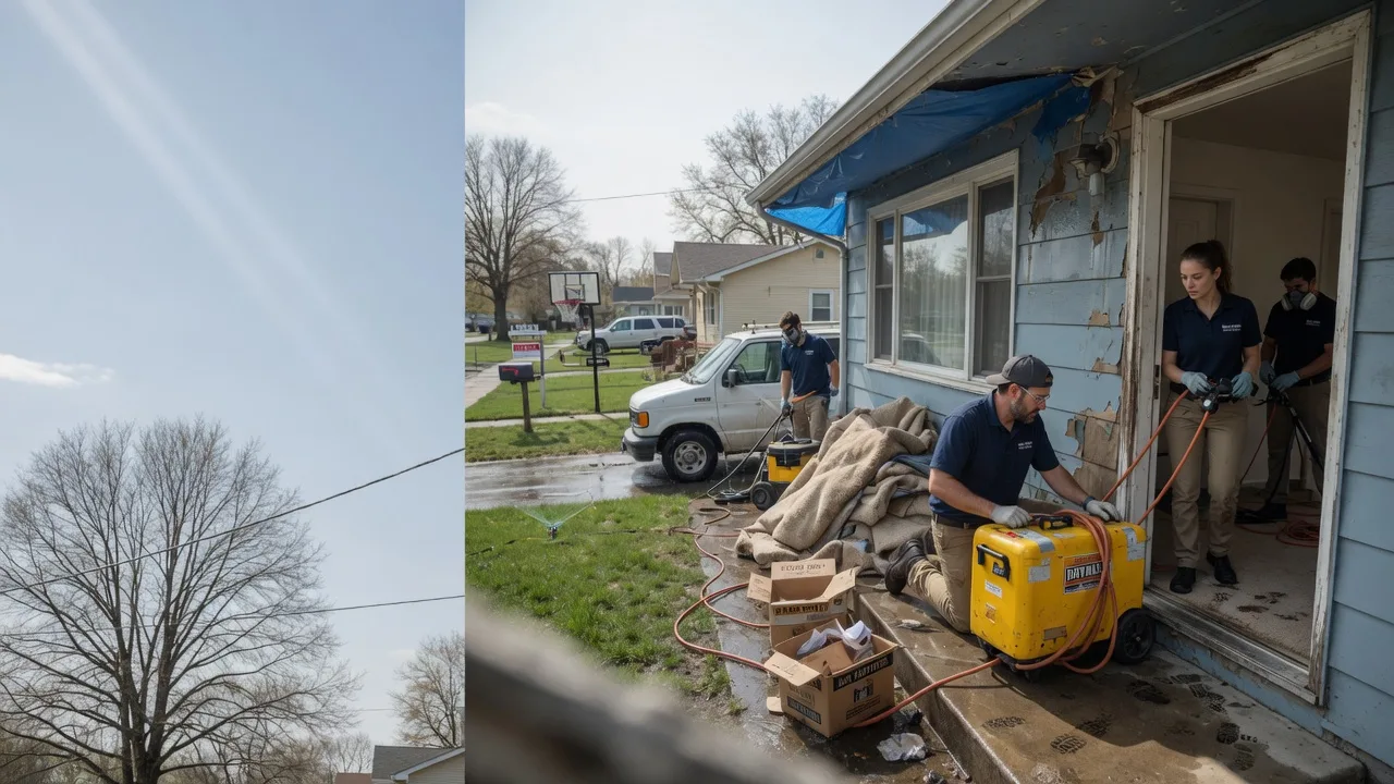 Basement Flood Cleanup in Paris, MS near me